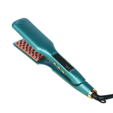 Professional LCD volumizing hair iron