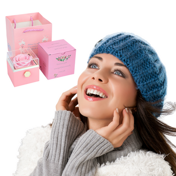 Eternal Rose Pendant Necklace Gift Box