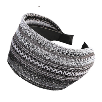 Bohemian headband elastic hairbands retro stripe hair