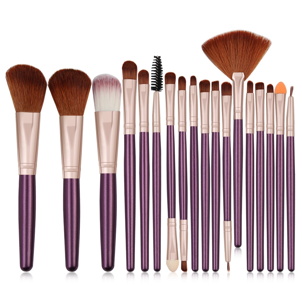 18 pcs soft fluffy makeup brushes set