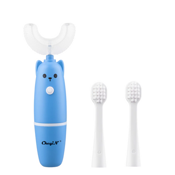 Powered Kids U Shape Vibration Silicone Electric Tooth Brush