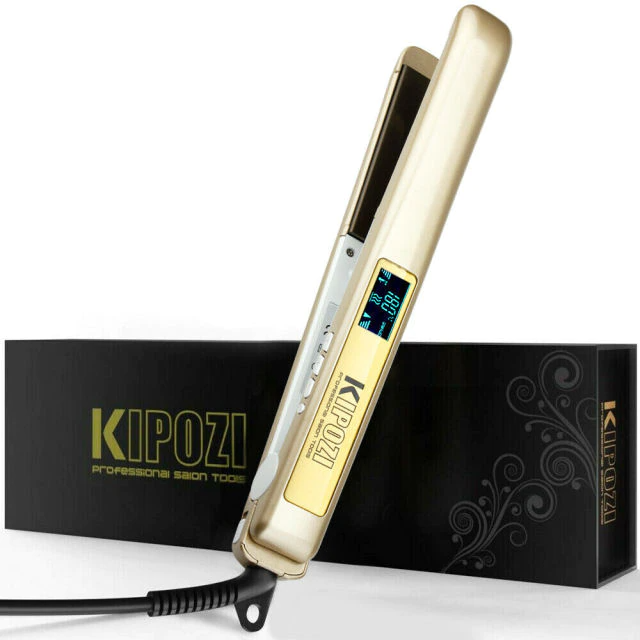 Professional LCD Adjustable Temperature Hair Straightening for All Hair Types