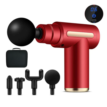 LCD Touch Display Fascia Gun Electric Body Massager