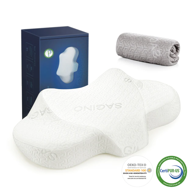 Memory Foam Bed Orthopedic Pillow for Neck Pain