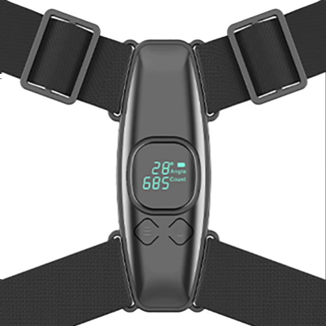 Smart adjustable angle posture corrector
