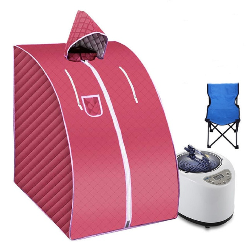 Portable steam sauna for home spa