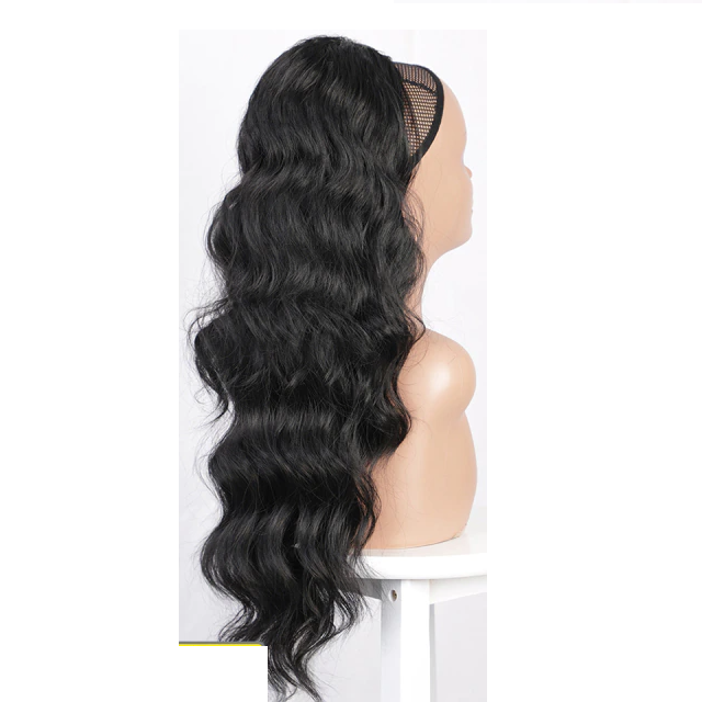 Long Wavy Ponytail Hair Synthetic
