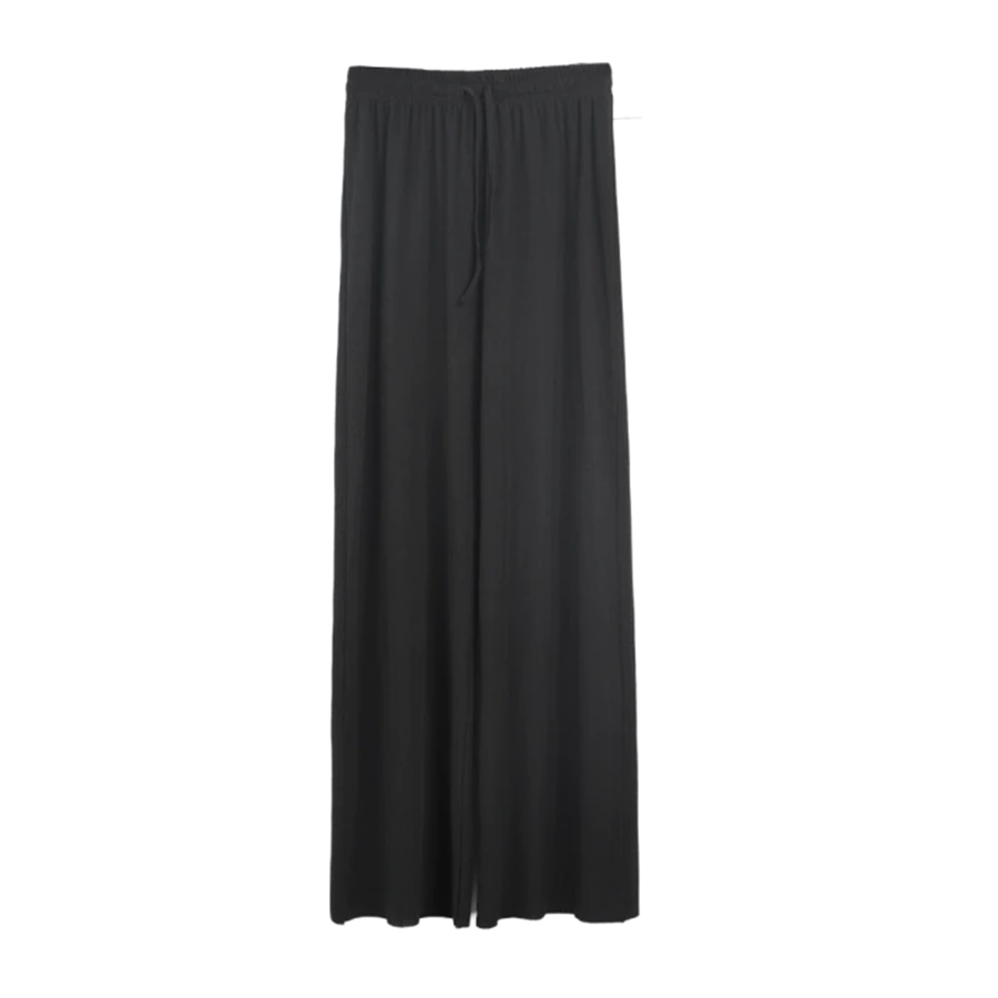 High waist loose wild straight casual pants