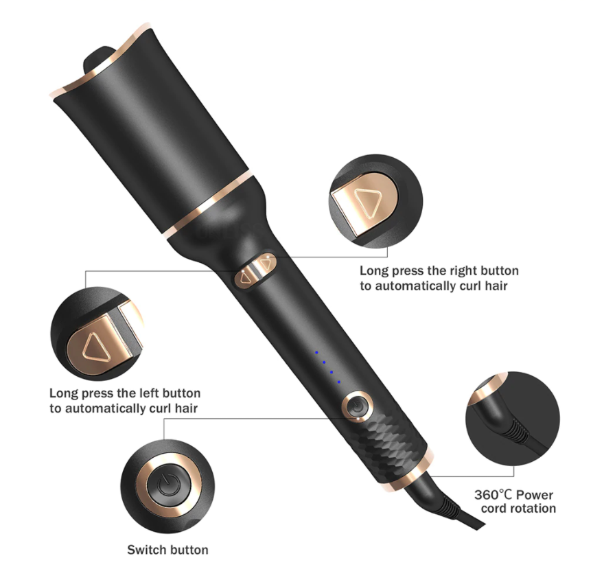 iciCosmetic Ceramic Professional Hair Curler