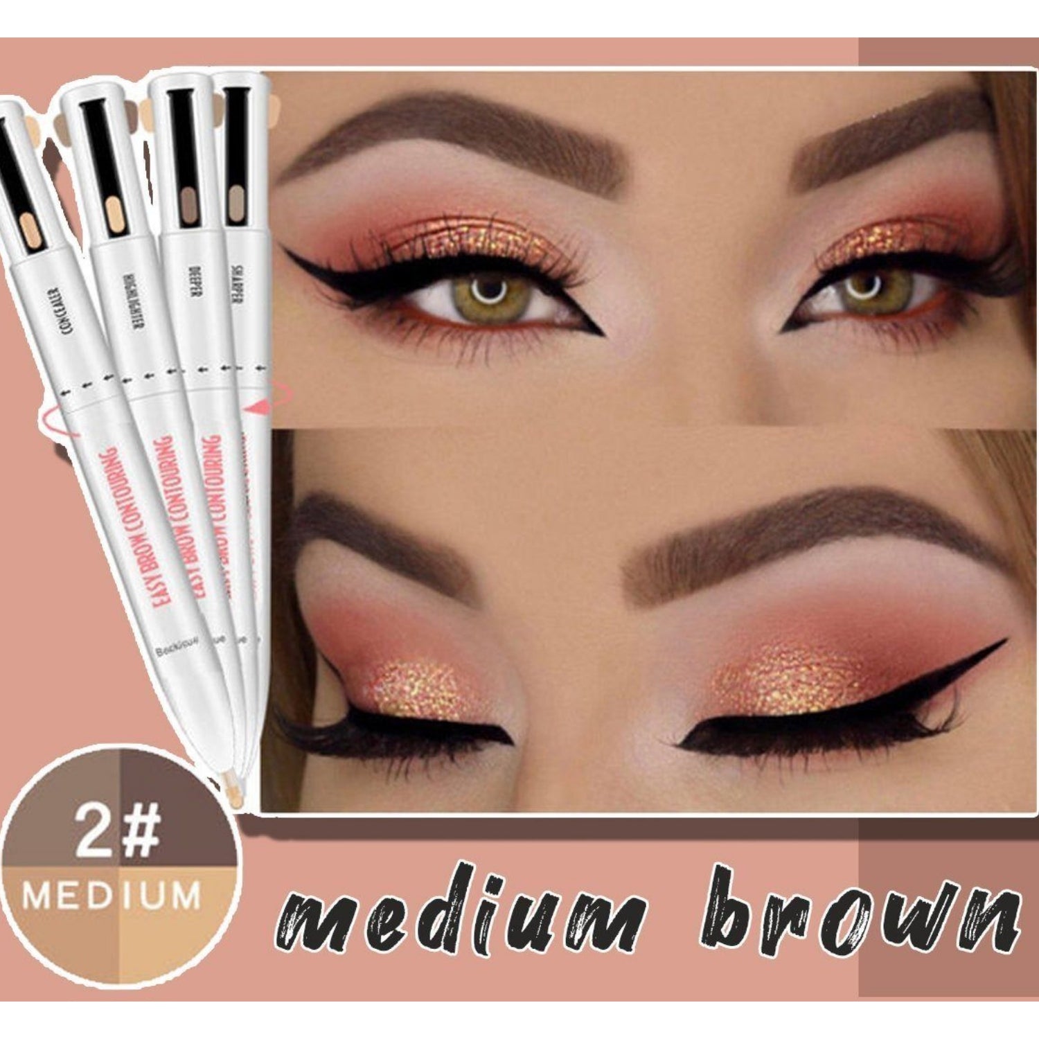 4 in 1 Brow Contour & Highlight Pen iciCosmetic