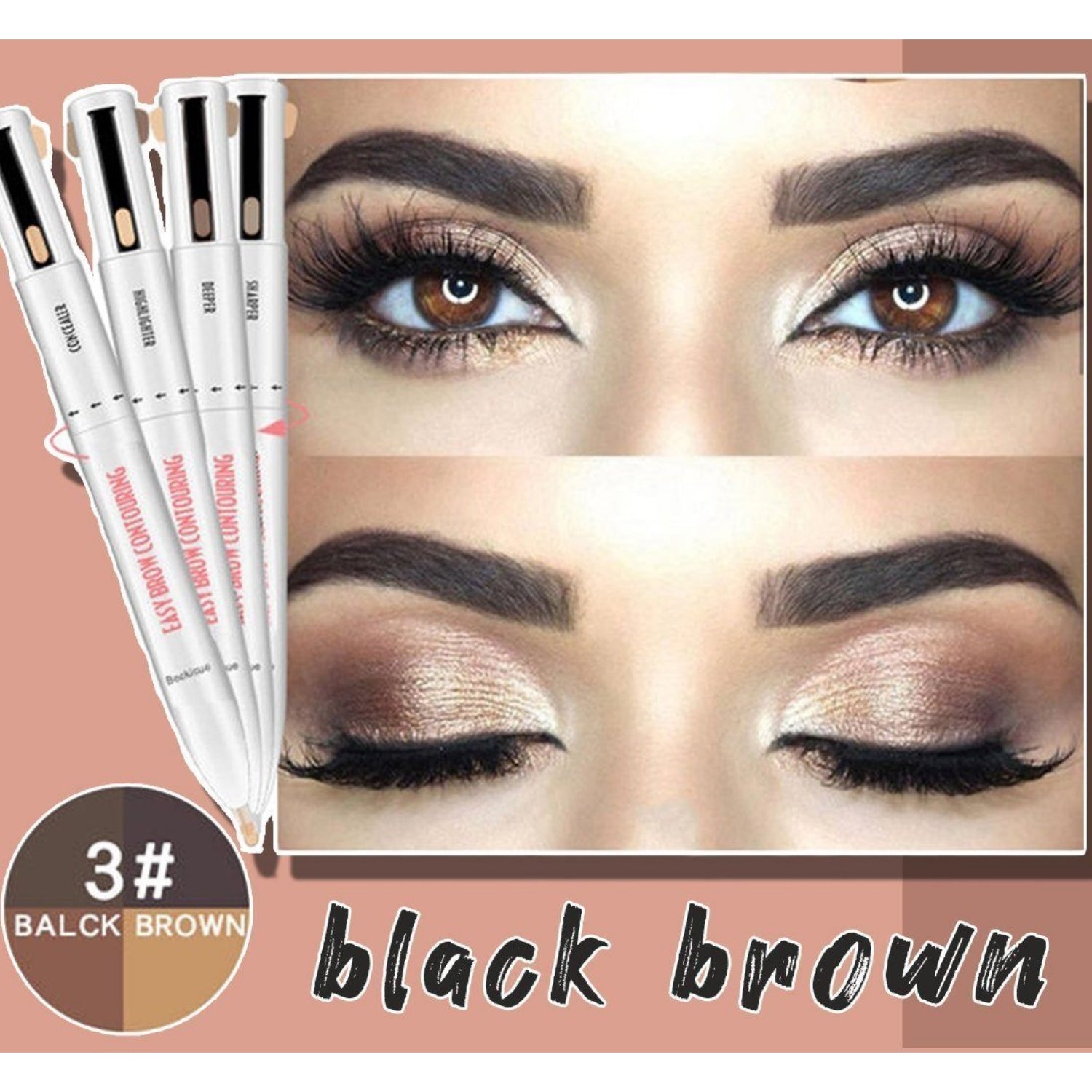 4 in 1 Brow Contour & Highlight Pen iciCosmetic