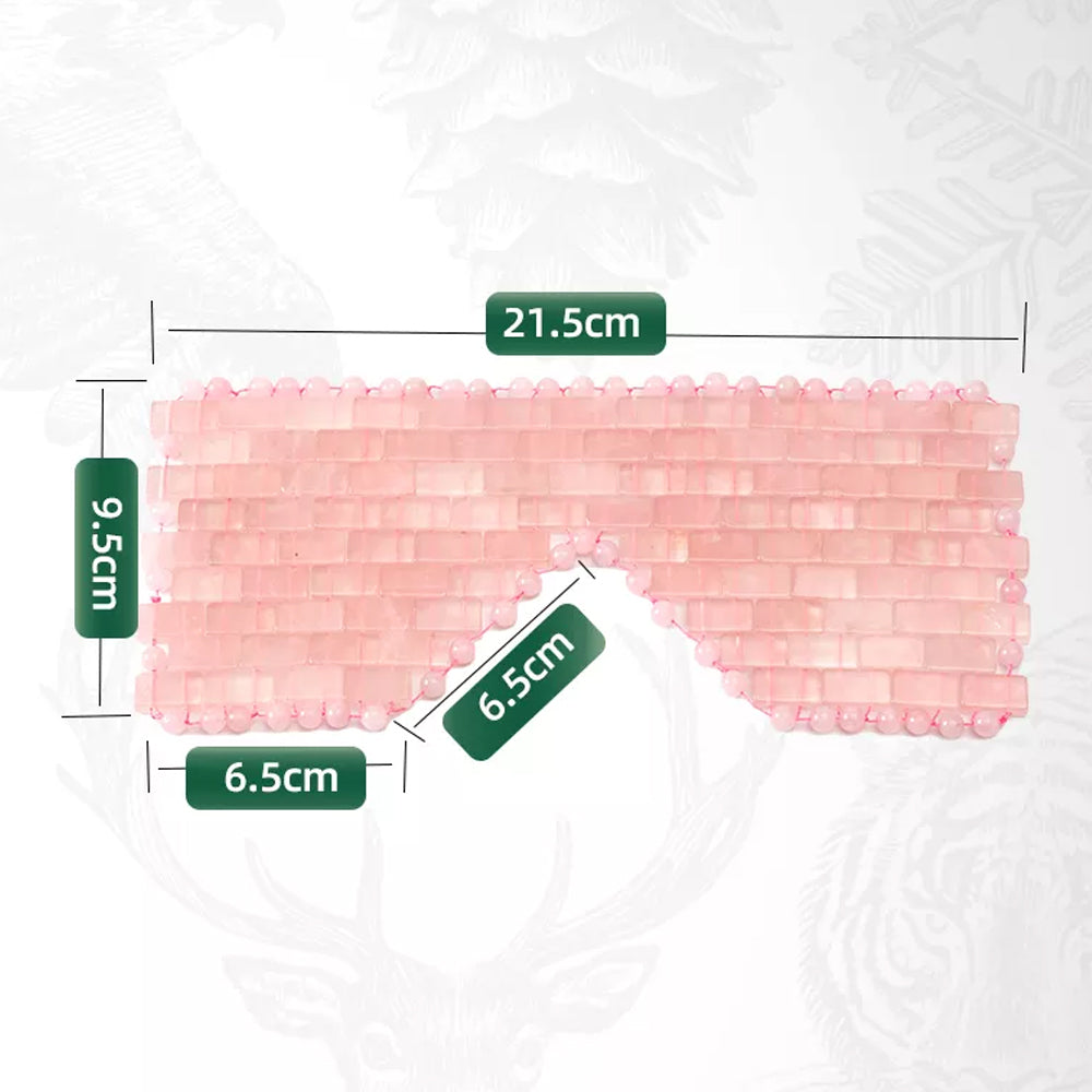 Natural Jade Face Mask Rose Quartz Amethyst Eye Mask