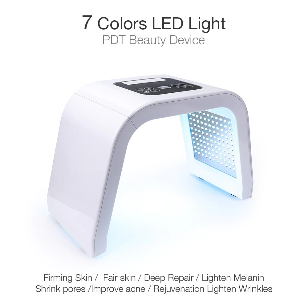 7 colours LED mask light therapy facial skin care