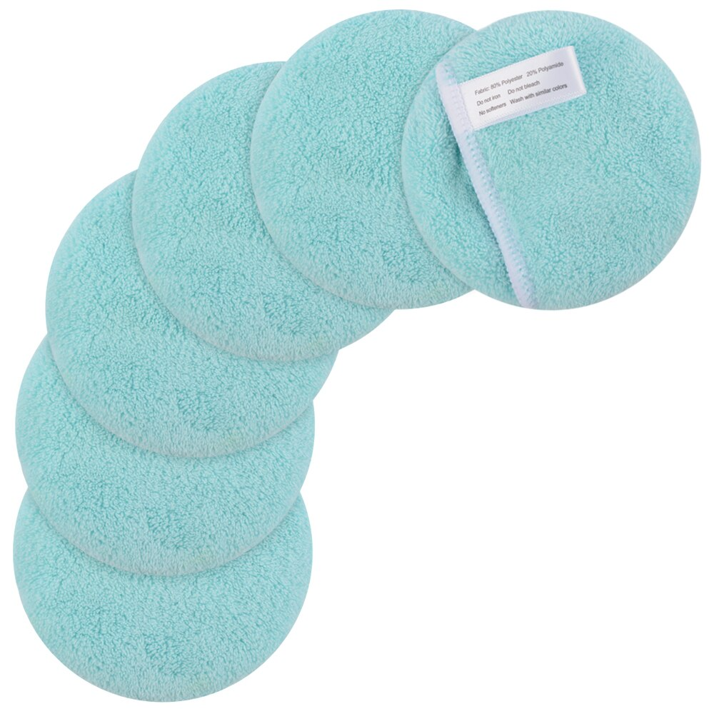 Microfiber reusable makeup remover pads face