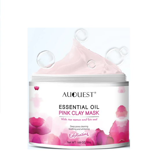 Pink Clay Mask Facial Beauty Skin Care