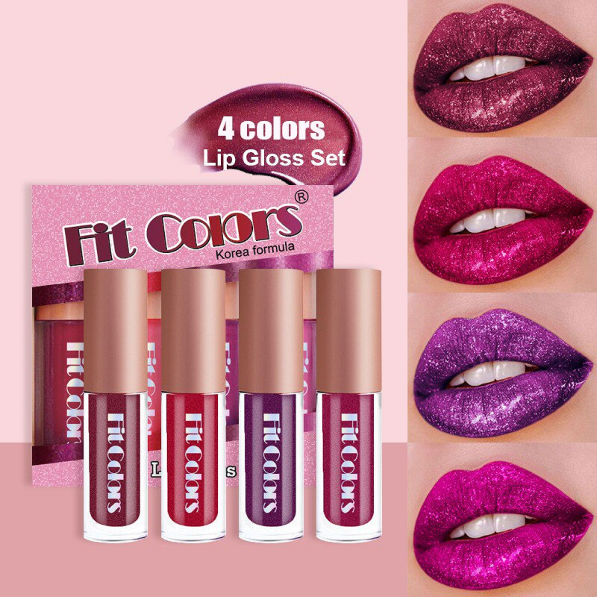 Diamond matte velvet lip gloss long-lasting lipstick
