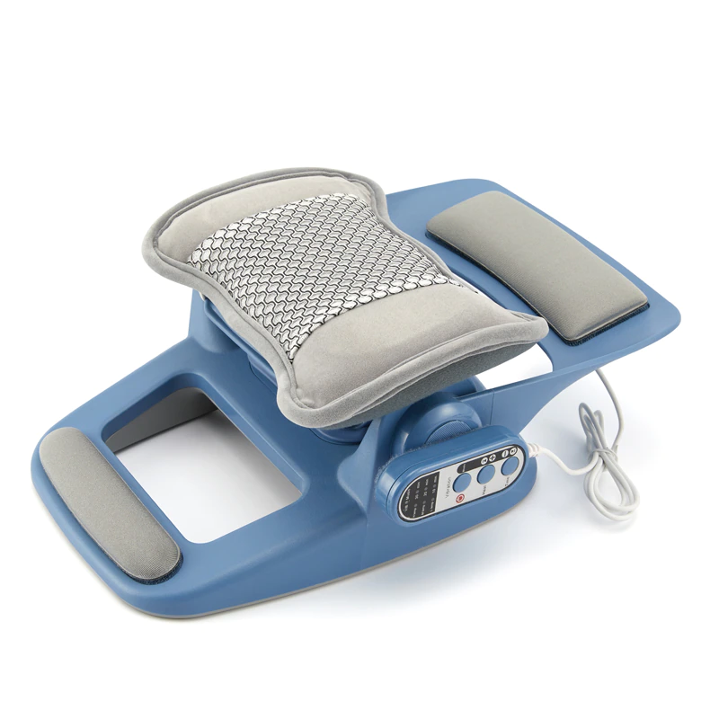 Cervical massager heating vibration pad pillow relaxation neck shoulder