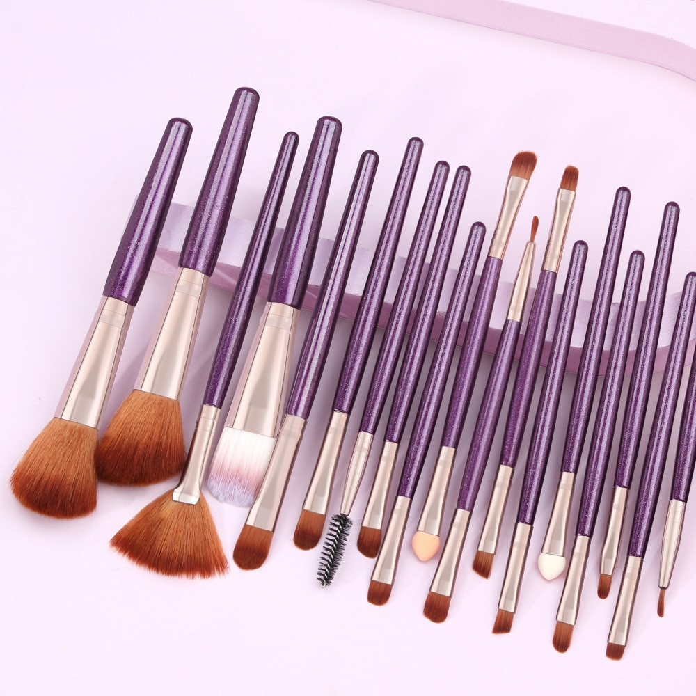 18 pcs soft fluffy makeup brushes set