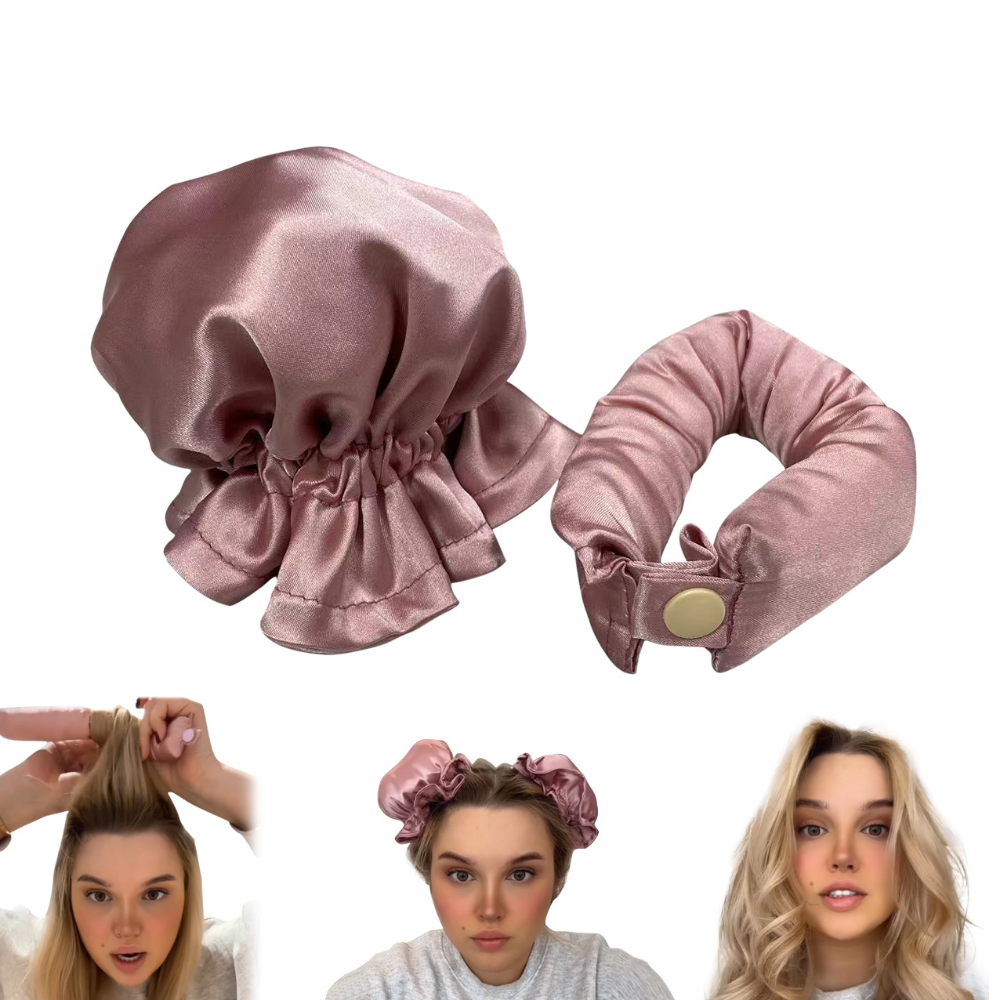 New Satin Heatless Hair Curling Set