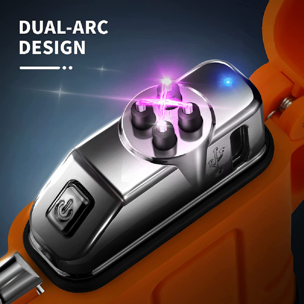 Waterproof Double Arc Lighter Windproof Plasma Lighter