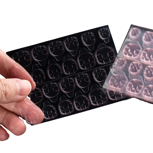 10 sheets DIY nail double sided self adhesive stickers iciCosmetic™