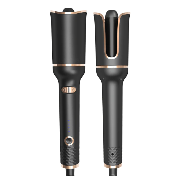 Auto rotating ceramic hair curler iciCosmetic