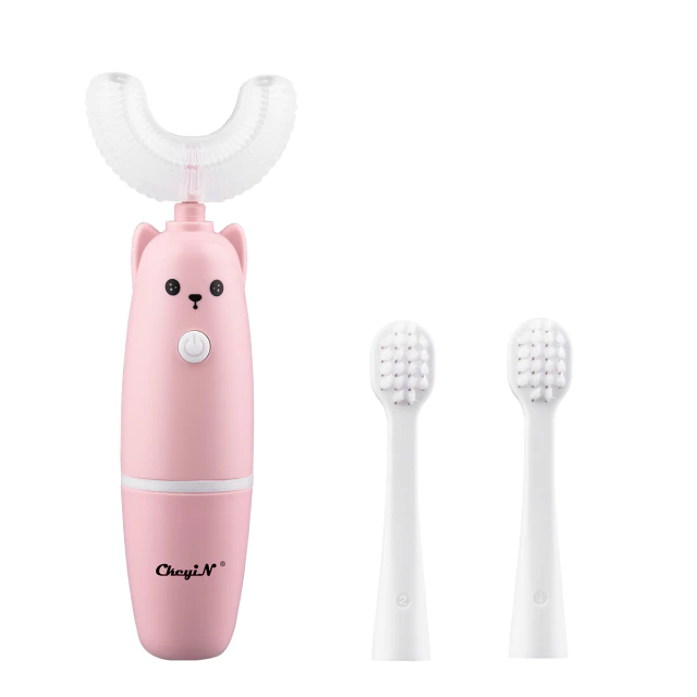 Powered Kids U Shape Vibration Silicone Electric Tooth Brush