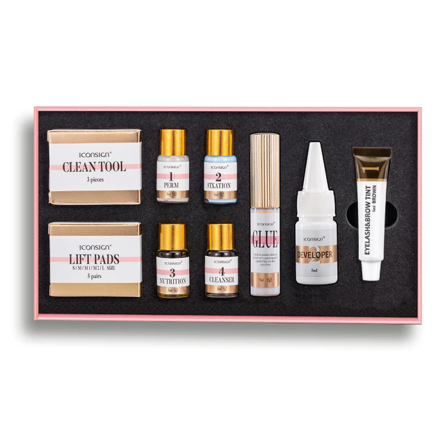 Eyelash eyebrow dye tint kit iciCosmetic