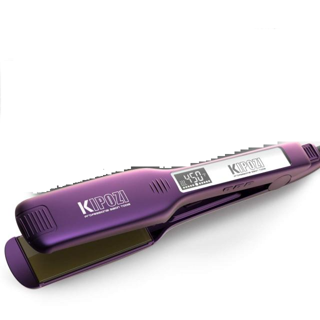 Digital LCD Instant Heating Hair Straightener Flat Iron