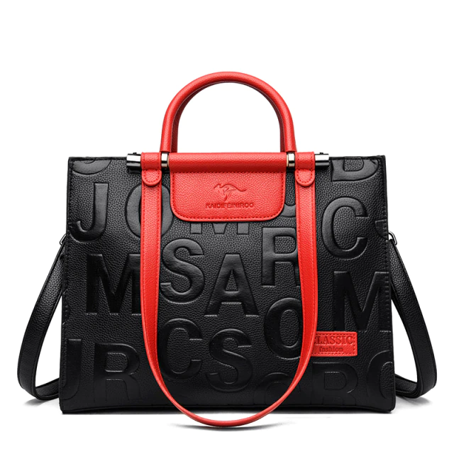 Genuine leather women's designer shoulder purses