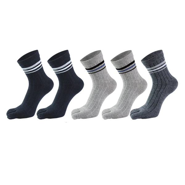5 Pairs man short five finger socks