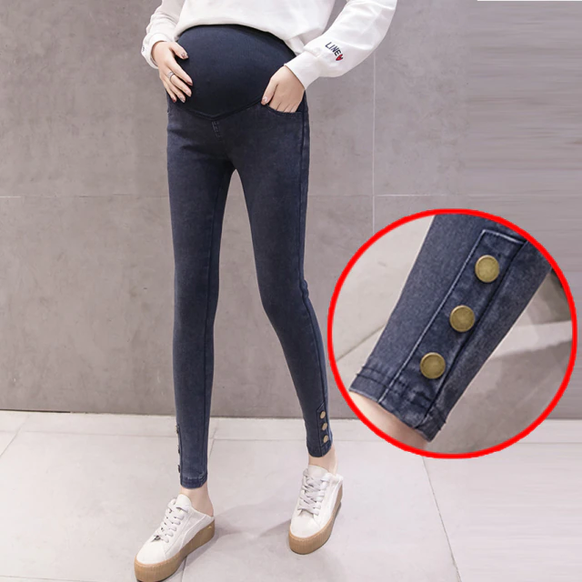 Denim Jeans Maternity Pants For Pregnant Women
