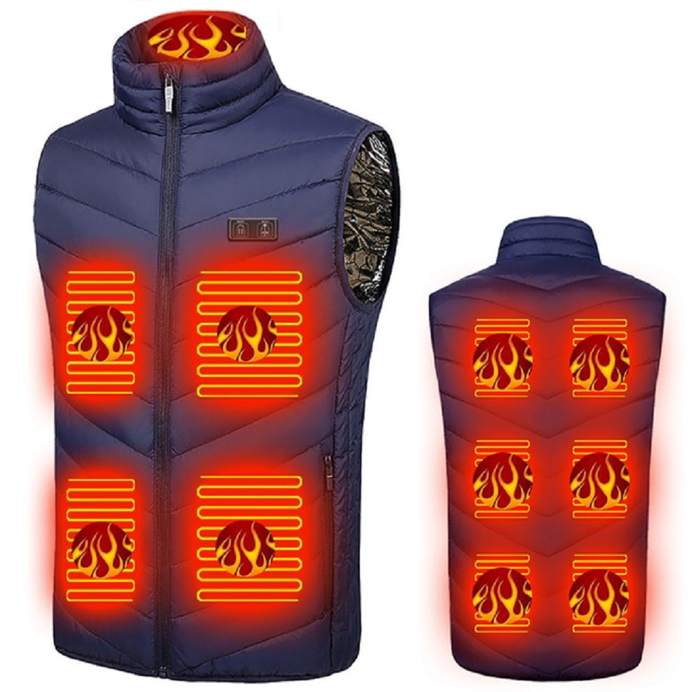 Men's and women's 11-zone smart vest electric heating jacket