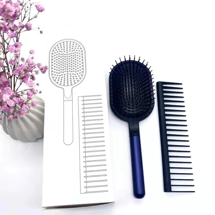 2Pcs comb scalp massage hairbrush wet curly detangle hair