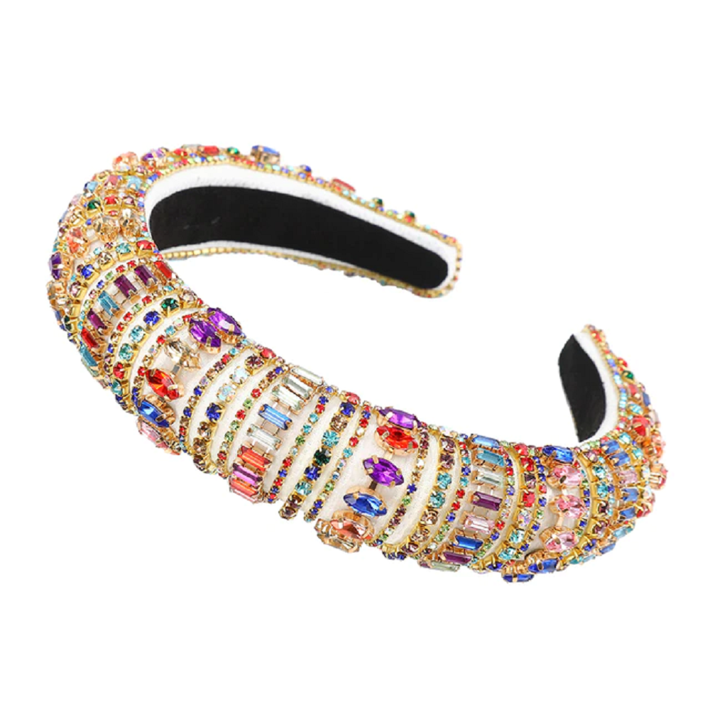 Sparkly padded colourful rhinestones headbands iciCosmetic™