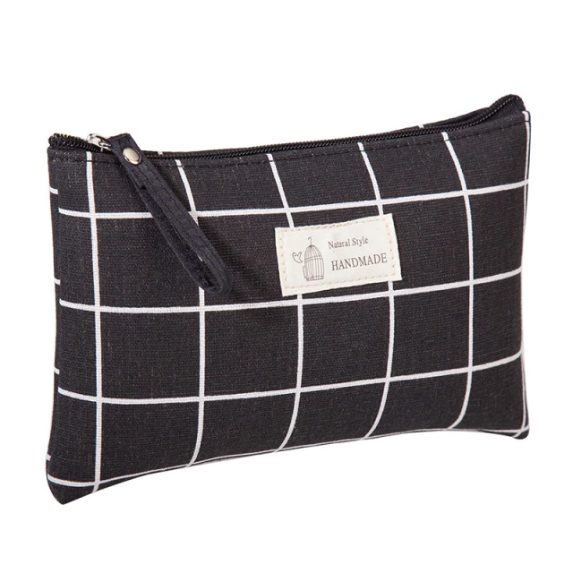 Canvas printed cosmetic bags multi-function travel organizer bag iciCosmetic