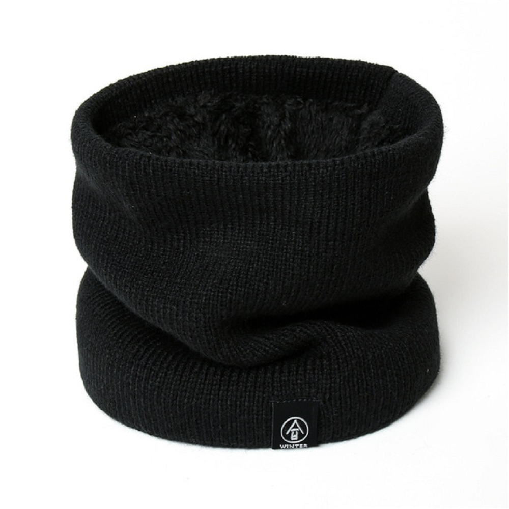 Unisex thermal neck warmer fleece tube winter scarf