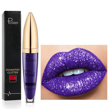 Diamond Shimmer Pearl Lip Gloss Waterproof Lipstick