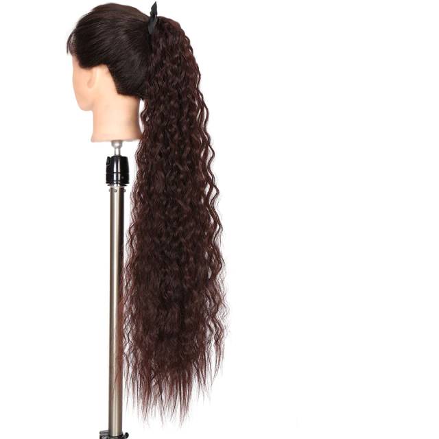 Synthetic hair extensions pony tail wigs