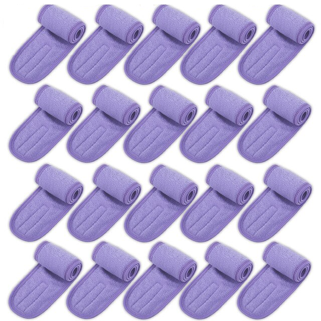 Spa facial headbands adjustable head wraps for women