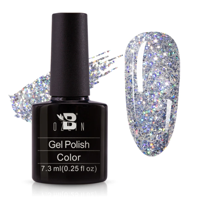 Reflective glitter sparkling diamond nail polish gel iciCosmetic