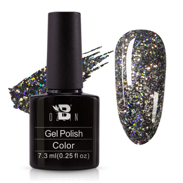 Reflective glitter sparkling diamond nail polish gel iciCosmetic