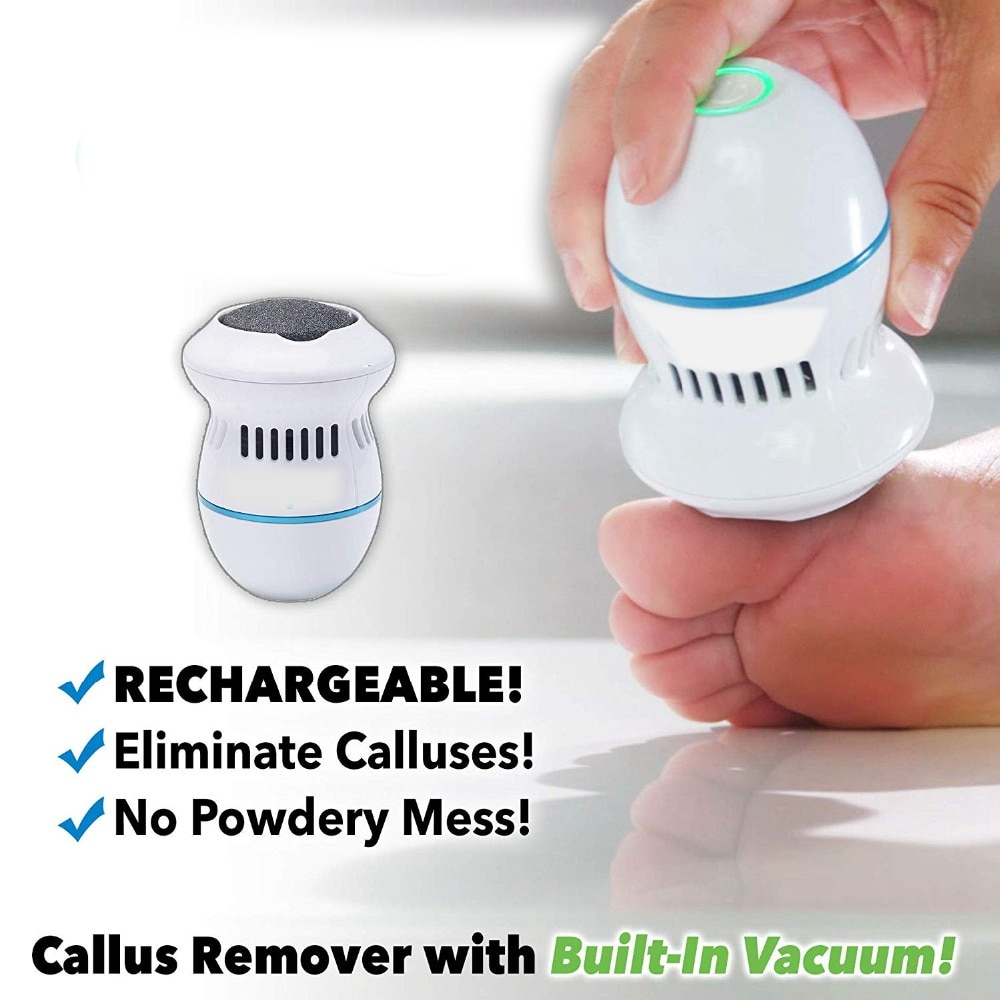 foot file and callus remover with built-in vacuum iciCosmetic