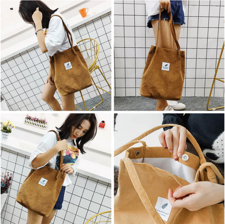 Cord Tote Bag iciCosmetic