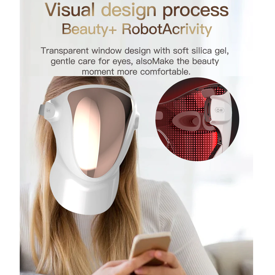 LED Light Therapy new generation Mask Full Face and Neck