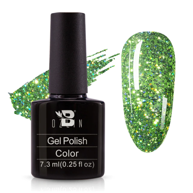 Reflective glitter sparkling diamond nail polish gel iciCosmetic