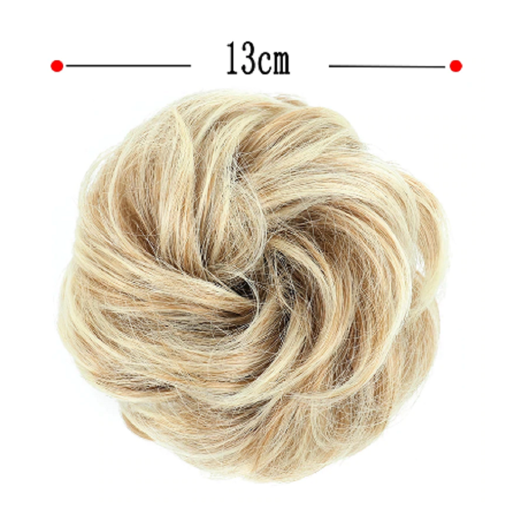 messy hair bun