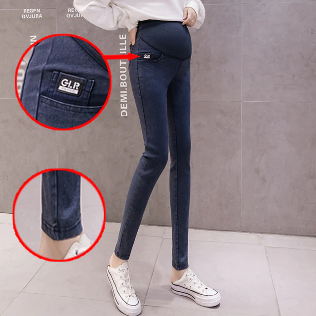 Denim Jeans Maternity Pants For Pregnant Women