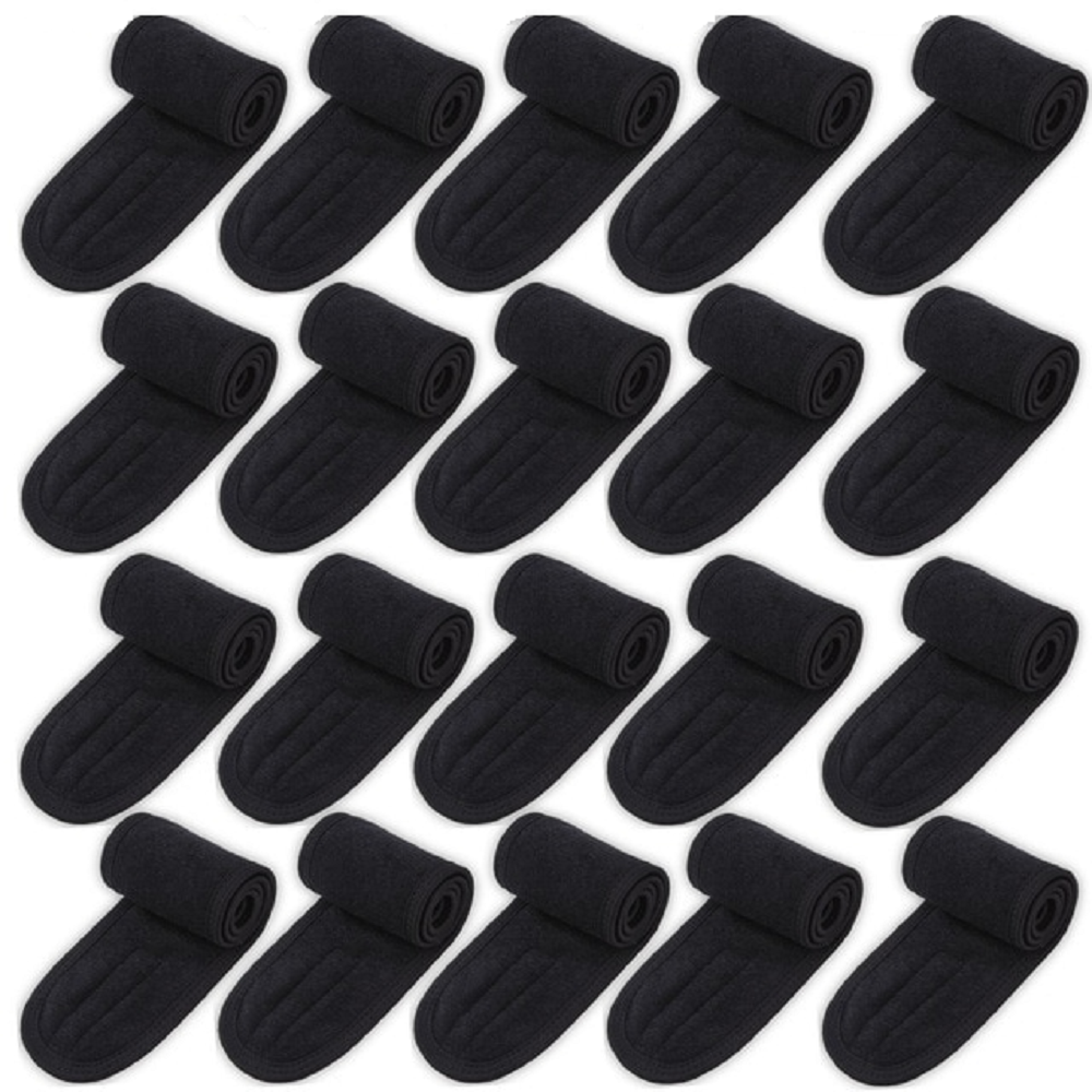 Spa facial headbands adjustable head wraps for women