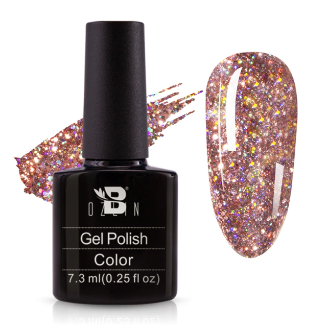 Reflective glitter sparkling diamond nail polish gel iciCosmetic